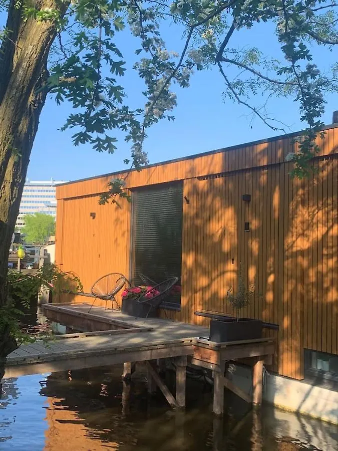 דירות אמסטרדם Beautiful Amstel Houseboat